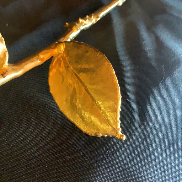24kt gold dipped real long stem rose - Picture 5 of 10